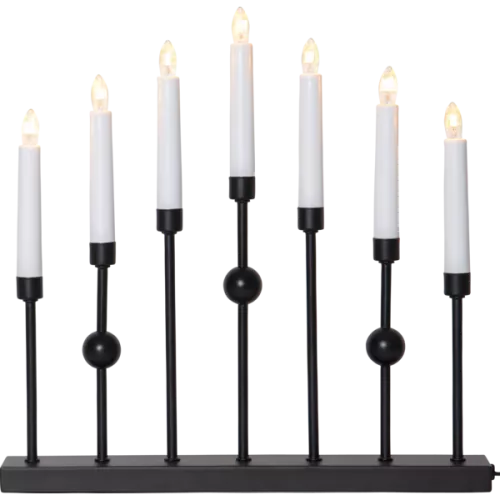 Gustavo Ljusstake Svart