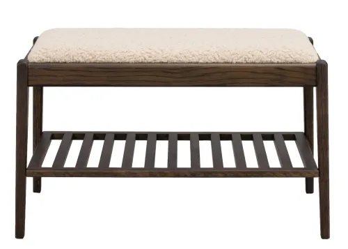 Garrick Bänk Brun/beige