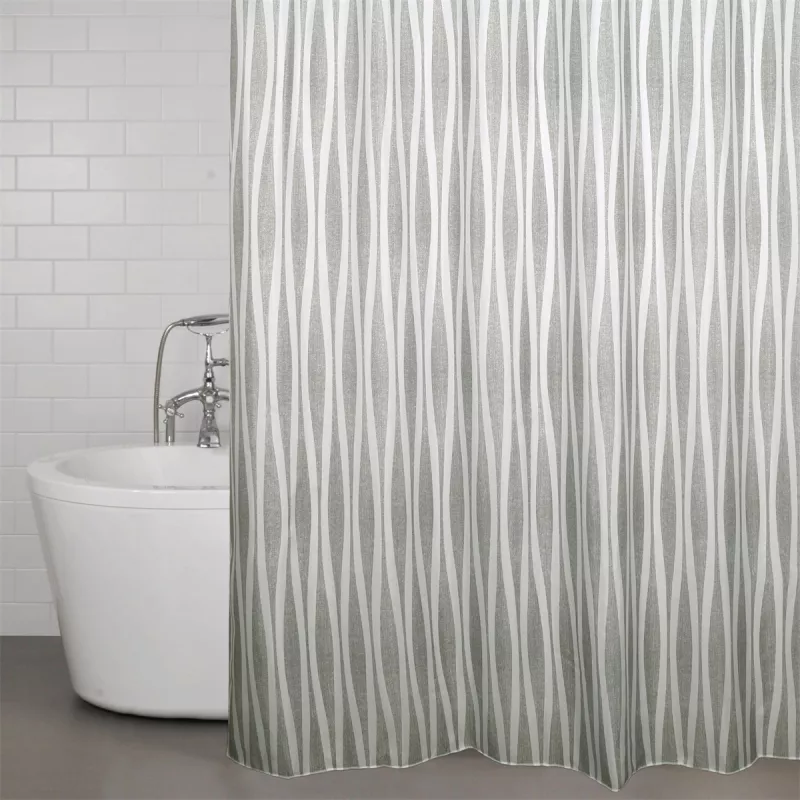 Wave Duschdraperi Grön