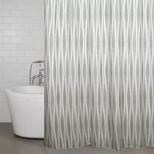 Wave Duschdraperi Grön