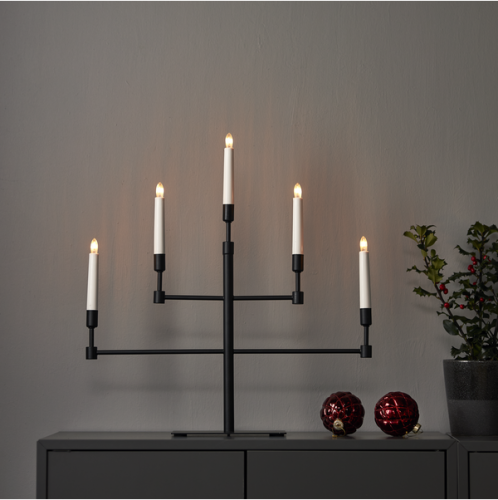 Ljusstake Vide Svart