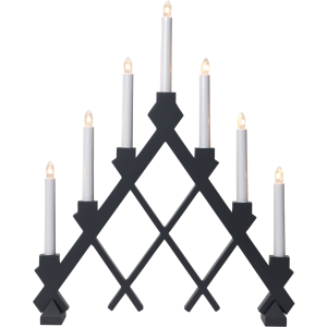 Rut Träljusstake Grå