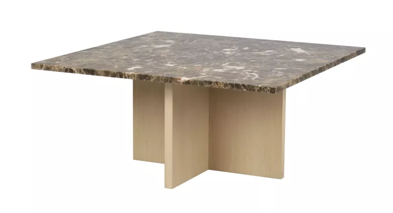 Brooksville Soffbord Brun/vitpigmenterad
