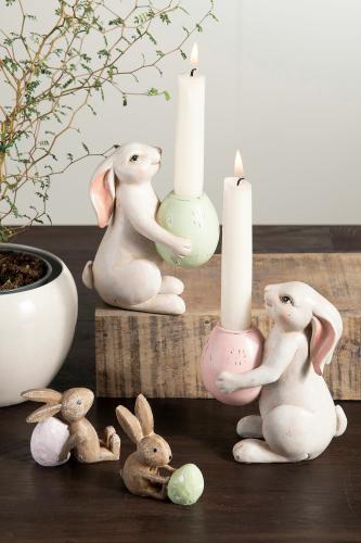 Hare Ljusstake Rosa