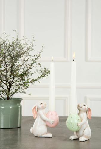 Hare Ljusstake Pistagegrön