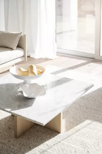 Brooksville Soffbord Vit/vitpigmenterad