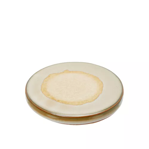 Nawal Glasunderlägg Vitmelerad