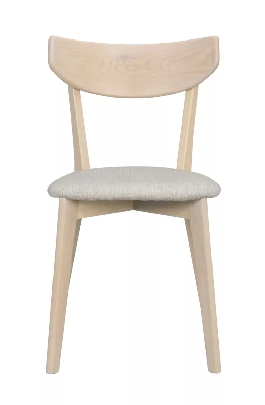 Ami Stol Gråbeige Vitpignemterad Ek