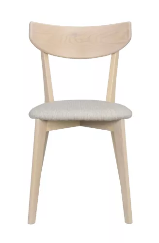 Ami Stol Gråbeige Vitpignemterad Ek