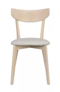 Ami Stol Gråbeige Vitpignemterad Ek