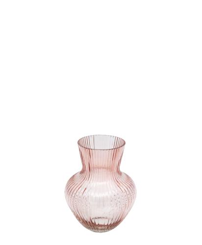 Stripes Belly Glasvas Rosa