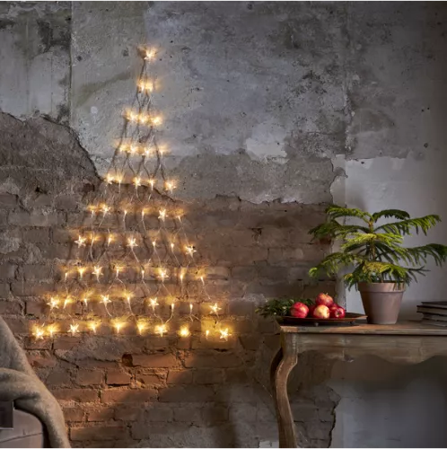 Star Curtain Väggdekoration LED