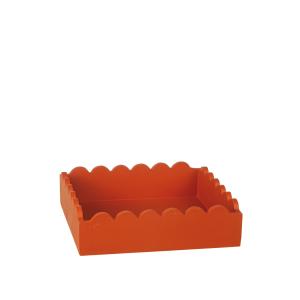 Bricka I Trä Terracotta