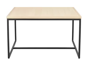 Deerfield Soffbord Vitpigmenterad/svart