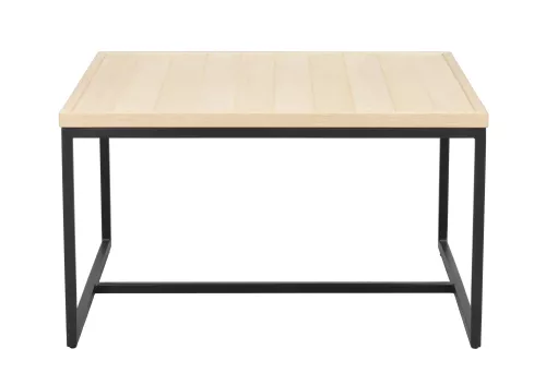 Deerfield Soffbord Vitpigmenterad/svart