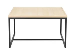 Deerfield Soffbord Vitpigmenterad/svart