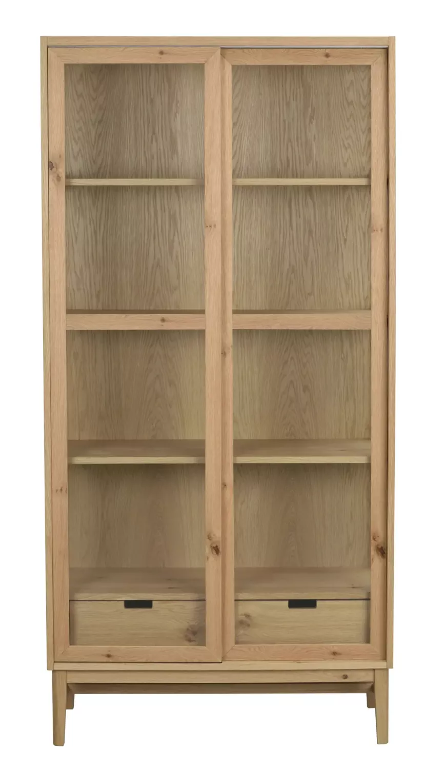 Hazelton Vitrinskåp Ek