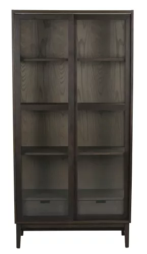 Hazelton Vitrinskåp Brun