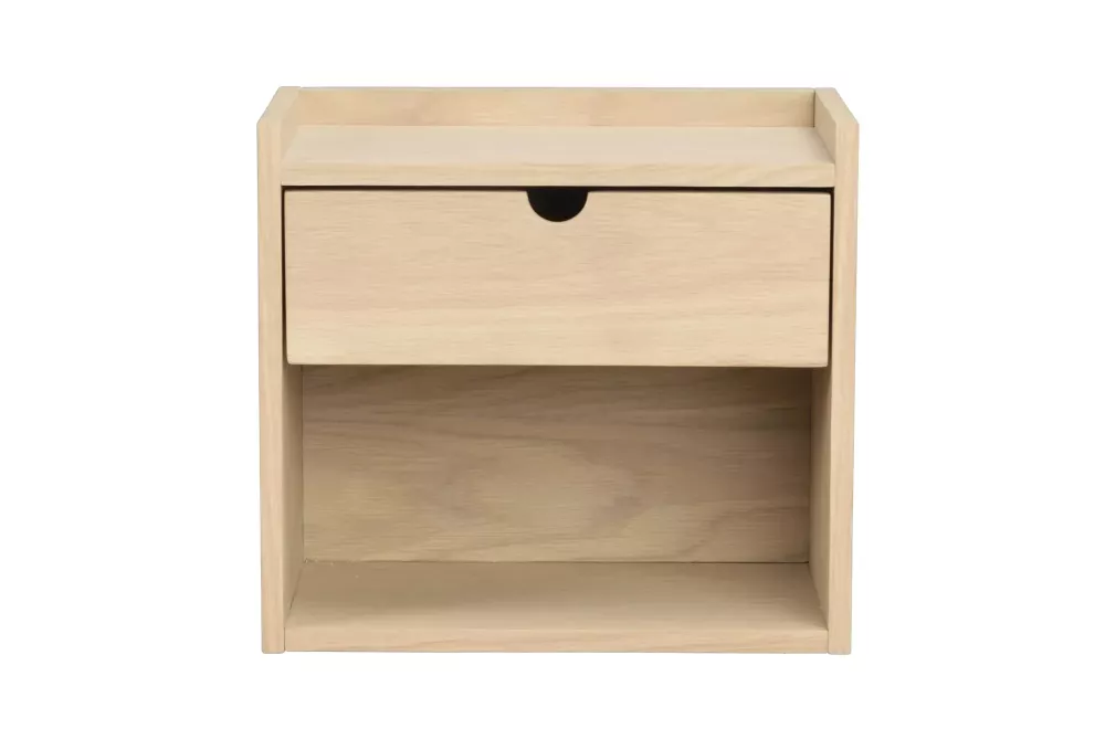 Hillmond Sängbord Vitpigmenterad