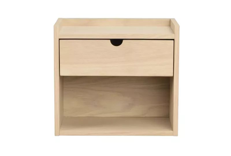 Hillmond Sängbord Vitpigmenterad