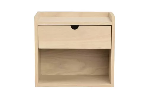 Hillmond Sängbord Vitpigmenterad