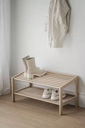 Hillmond Skoställ Vitpigmenterad