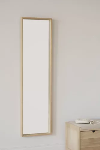 Hillmond Golvspegel Vitpigmenterad Ek