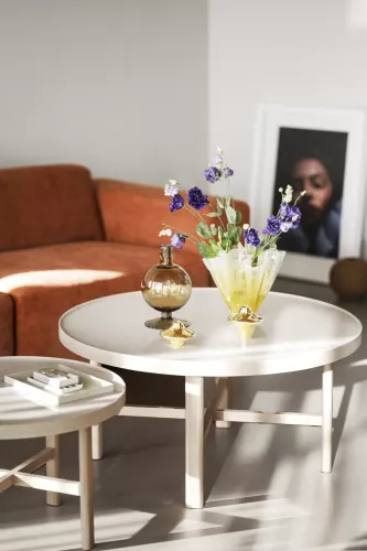 Marsden Soffbord Beige/vitpigmenterad