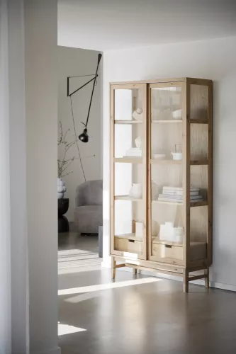 Hazelton Vitrinskåp Ek