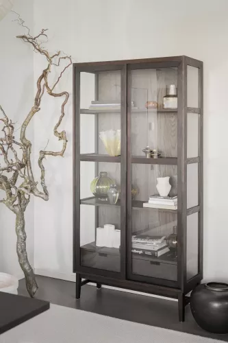 Hazelton Vitrinskåp Brun