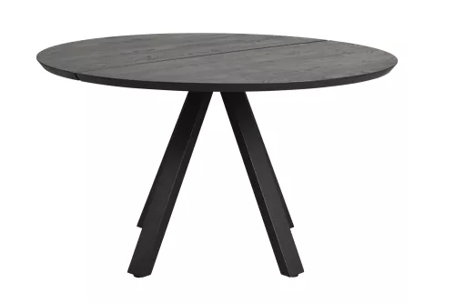 Carradale Matbord V-ben Svart