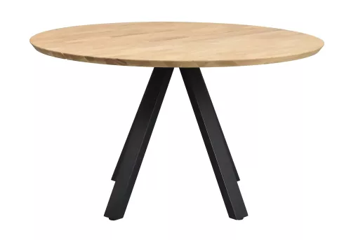 Carradale Matbord V-ben Ek/svart