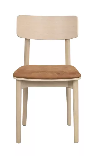 Wolcott Stol Vitpigmenterad/Brun