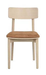 Wolcott Stol Vitpigmenterad/Brun