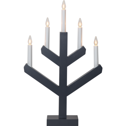 Vinga Ljusstake Grafitgrå