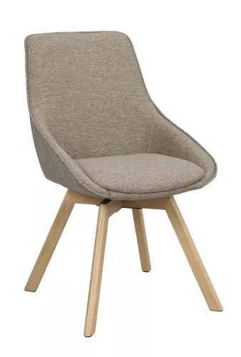Alison Stol Mörkbeige/Ek