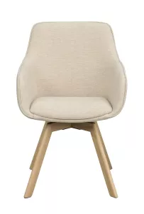 Alison Karmstol Ljusbeige/Ek