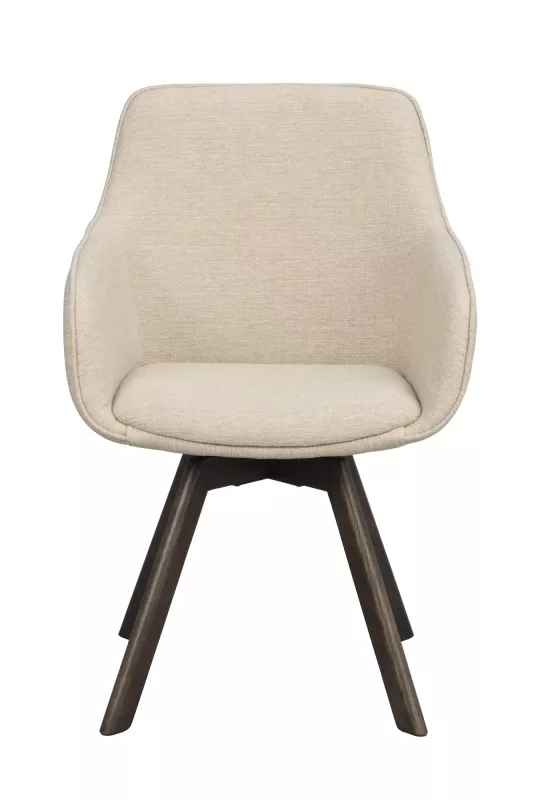 Alison Karmstol Ljusbeige/Brun