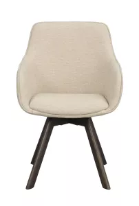 Alison Karmstol Ljusbeige/Brun