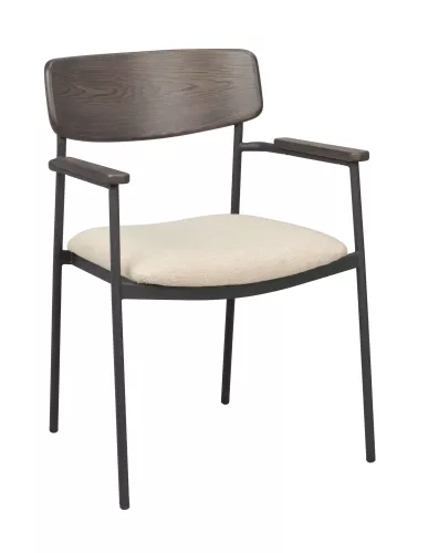 Maymont Karmstol Brun/Ljusbeige/Svart