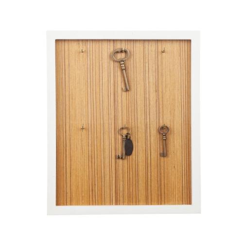Nyckeltavla Trä/Vit