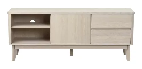 Yumi TV-bänk Vitpigmenterad