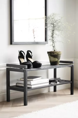 Confetti Skoställ Svart