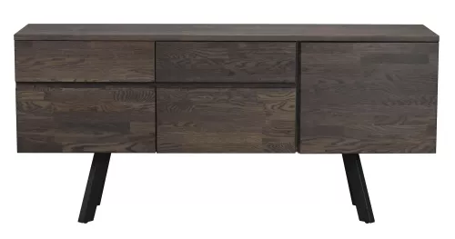 Fred Sideboard Mörkbrun/svart