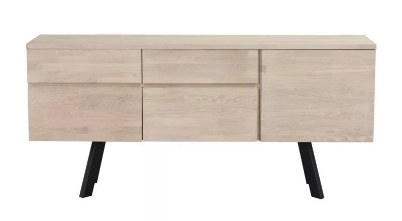 Fred Sideboard Vitpigmenterad/svart
