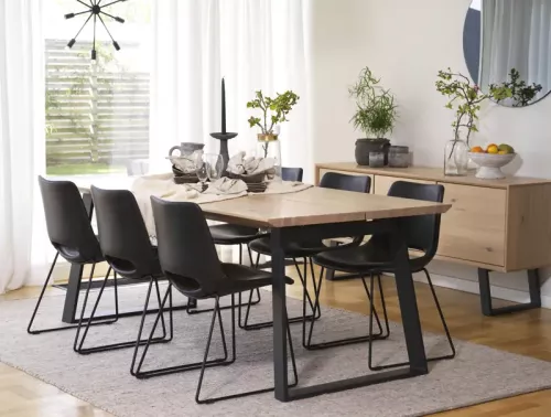 Melville Matbord Vitpigmenterad