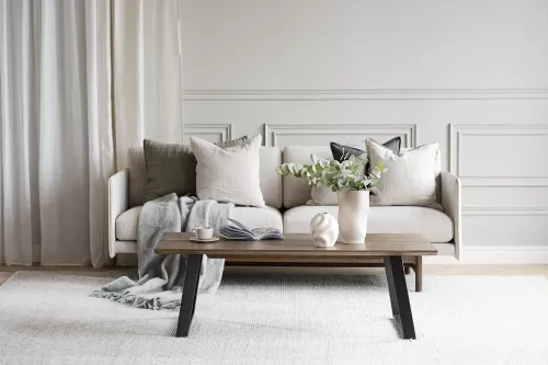 Melville Soffbord Brun/svart