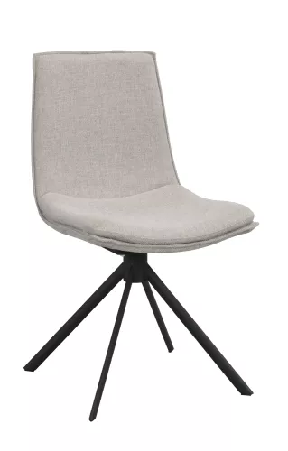 Lowell Stol Snurrfunktion Grå/Svart