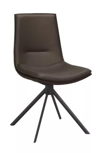 Lowell Stol Snurrfunktion Brun/Svart