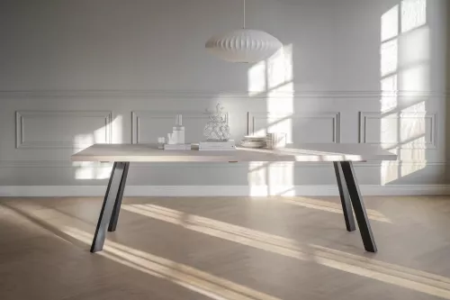 Fred Matbord Vitpigmenterad/svart